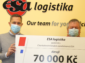 ESA logistika předala TruckHelpu šek na 70 000 Kč