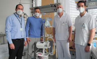 ESA logistika darovala kladenské nemocnici peníze na nákup nových přístrojů