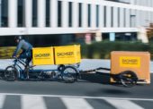 Dachser v Hradci Králové rozváží zásilky nákladním elektrokolem