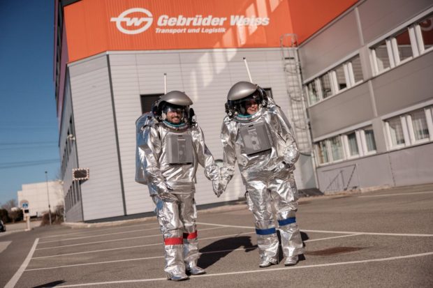 Generálka pro zkušební misi na Mars se odehrála v rakouském areálu Gebrüder Weiss