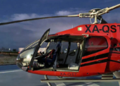 Dachser Mexiko dodala zásilku výrobci automobilů helikoptérou